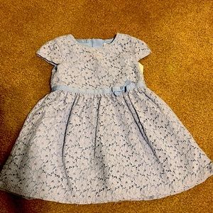 Carters Blue Lace Dress